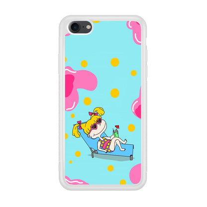 Rugrats Angelica Sunbathing iPhone 8 Case-Oxvistore