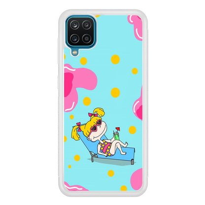 Rugrats Angelica Sunbathing Samsung Galaxy A12 Case-Oxvistore