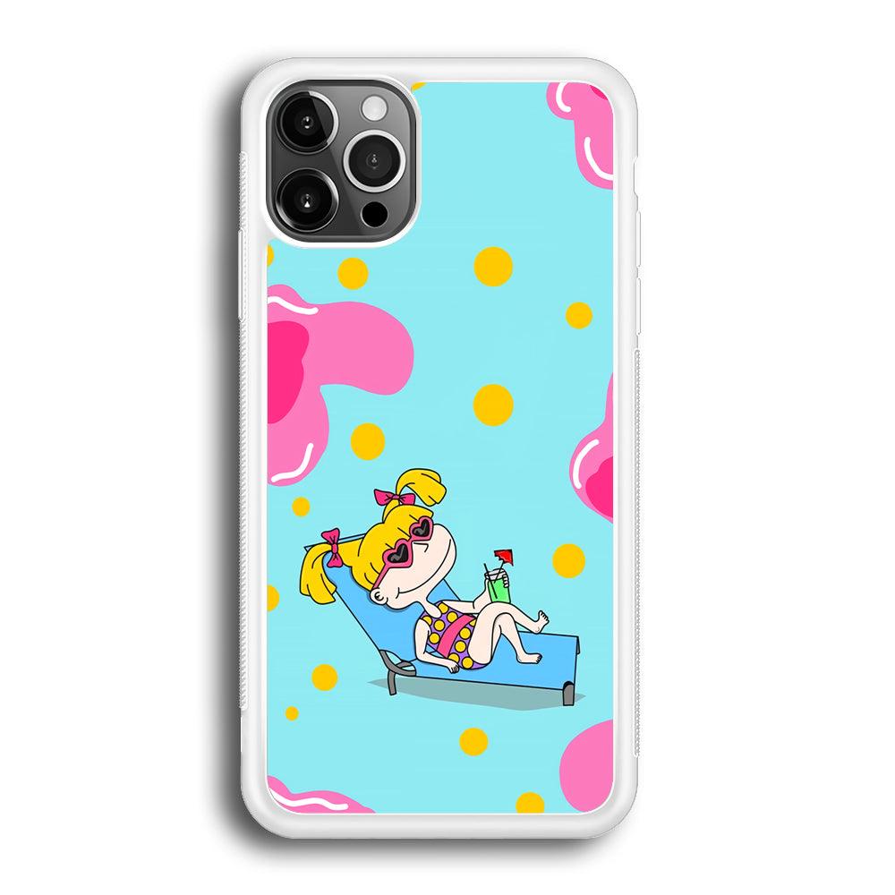 Rugrats Angelica Sunbathing iPhone 12 Pro Max Case-Oxvistore