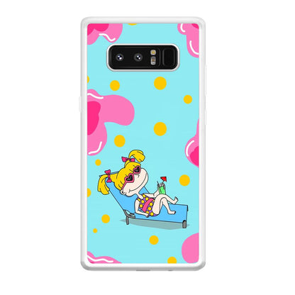 Rugrats Angelica Sunbathing Samsung Galaxy Note 8 Case-Oxvistore