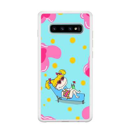 Rugrats Angelica Sunbathing Samsung Galaxy S10 Plus Case-Oxvistore