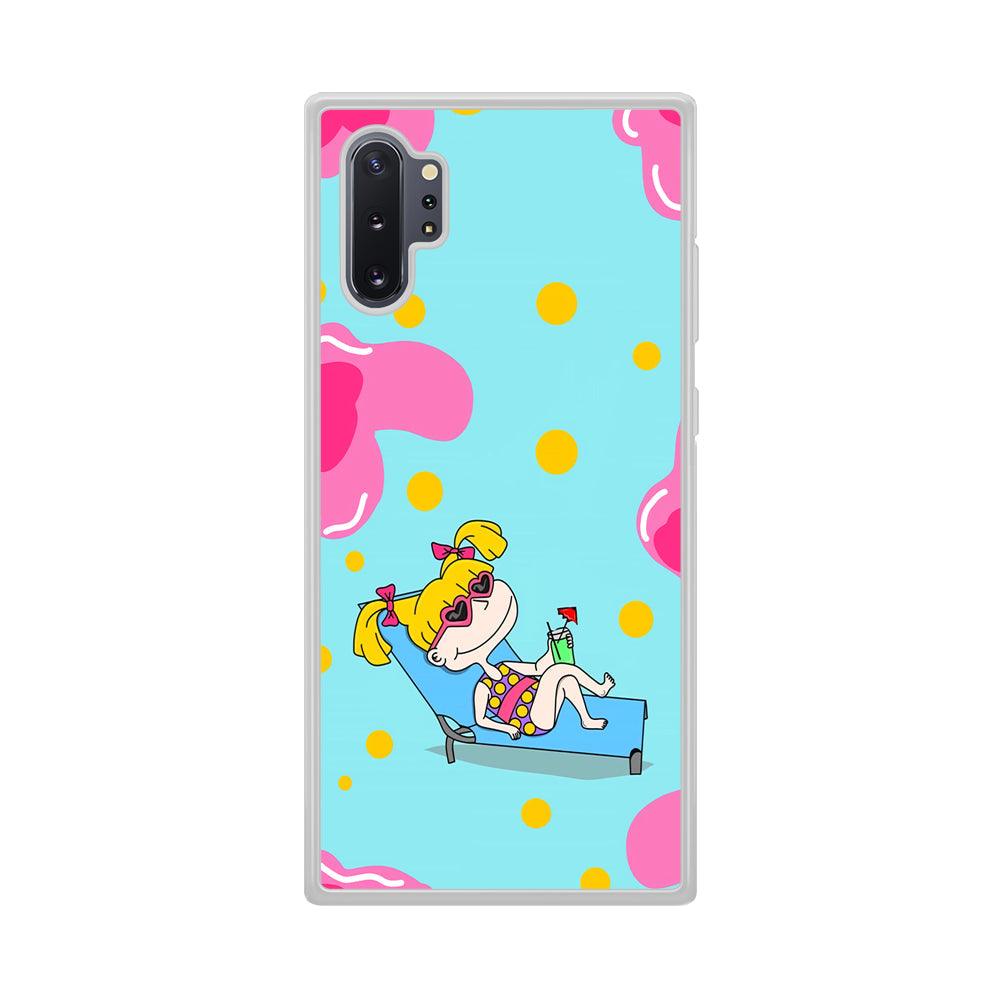 Rugrats Angelica Sunbathing Samsung Galaxy Note 10 Plus Case-Oxvistore