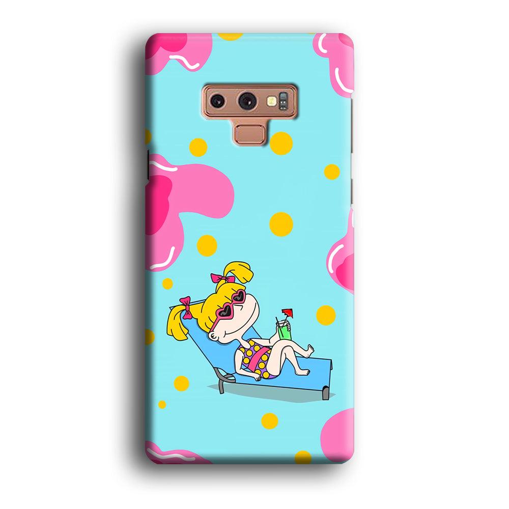 Rugrats Angelica Sunbathing Samsung Galaxy Note 9 Case-Oxvistore