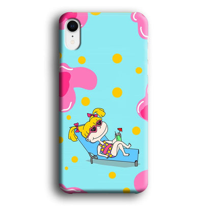 Rugrats Angelica Sunbathing iPhone XR Case-Oxvistore