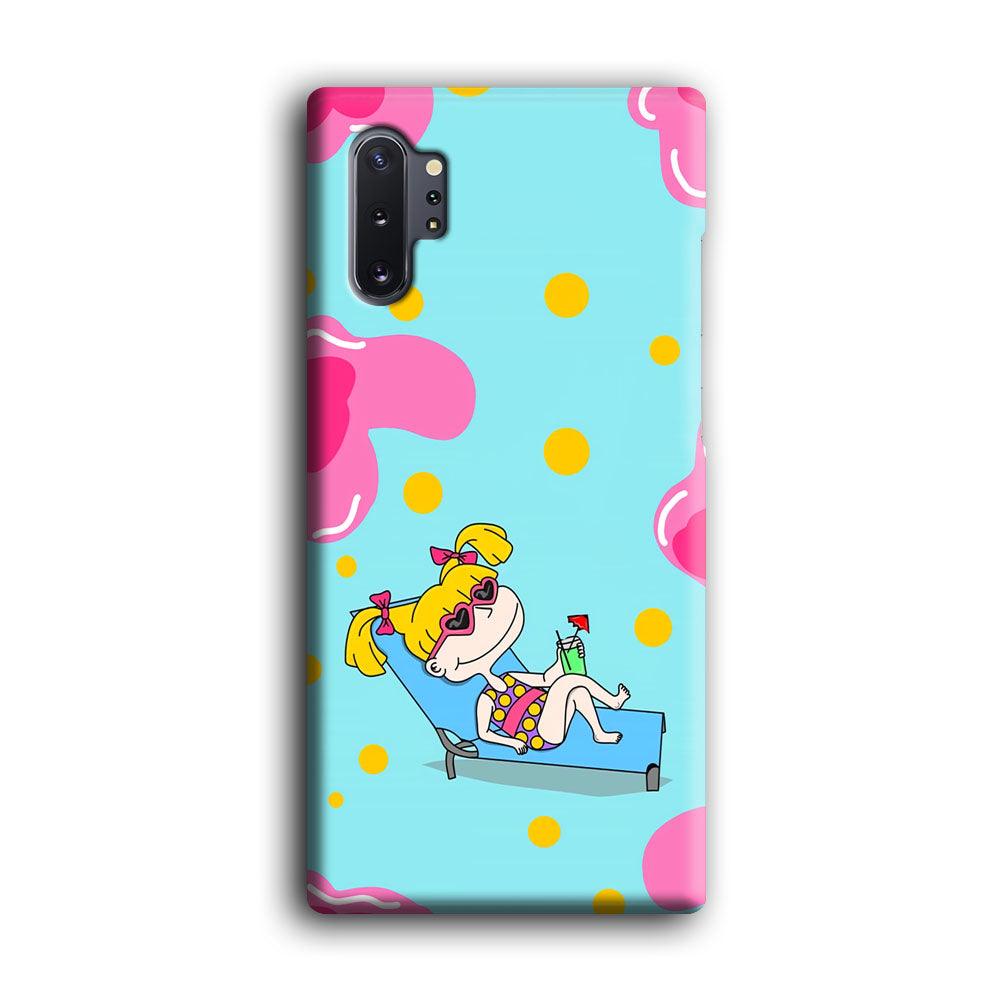 Rugrats Angelica Sunbathing Samsung Galaxy Note 10 Plus Case-Oxvistore