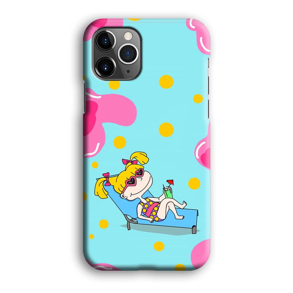 Rugrats Angelica Sunbathing iPhone 12 Pro Case-Oxvistore