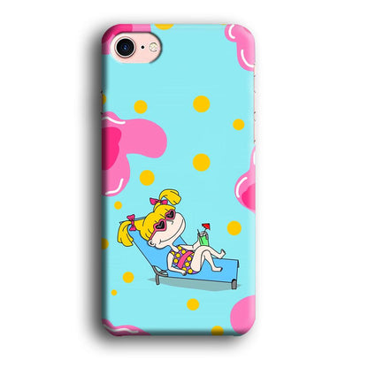 Rugrats Angelica Sunbathing iPhone 8 Case-Oxvistore