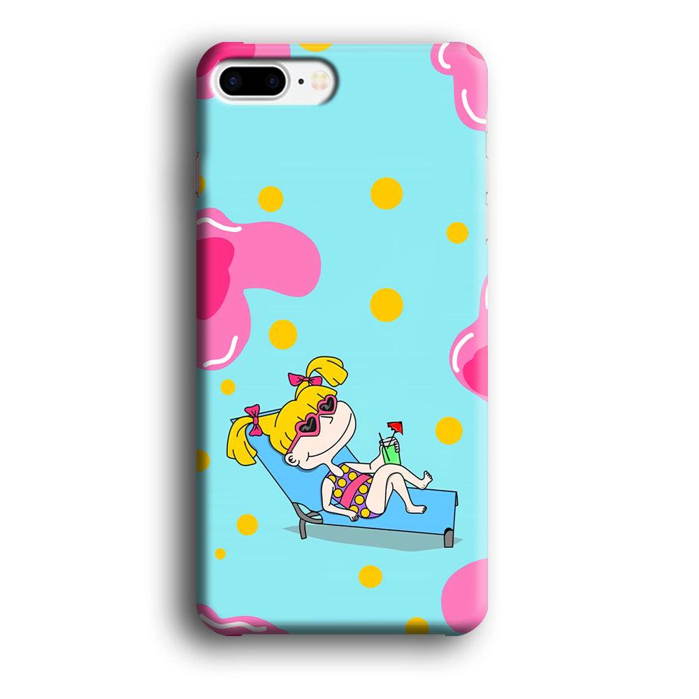 Rugrats Angelica Sunbathing iPhone 8 Plus Case-Oxvistore