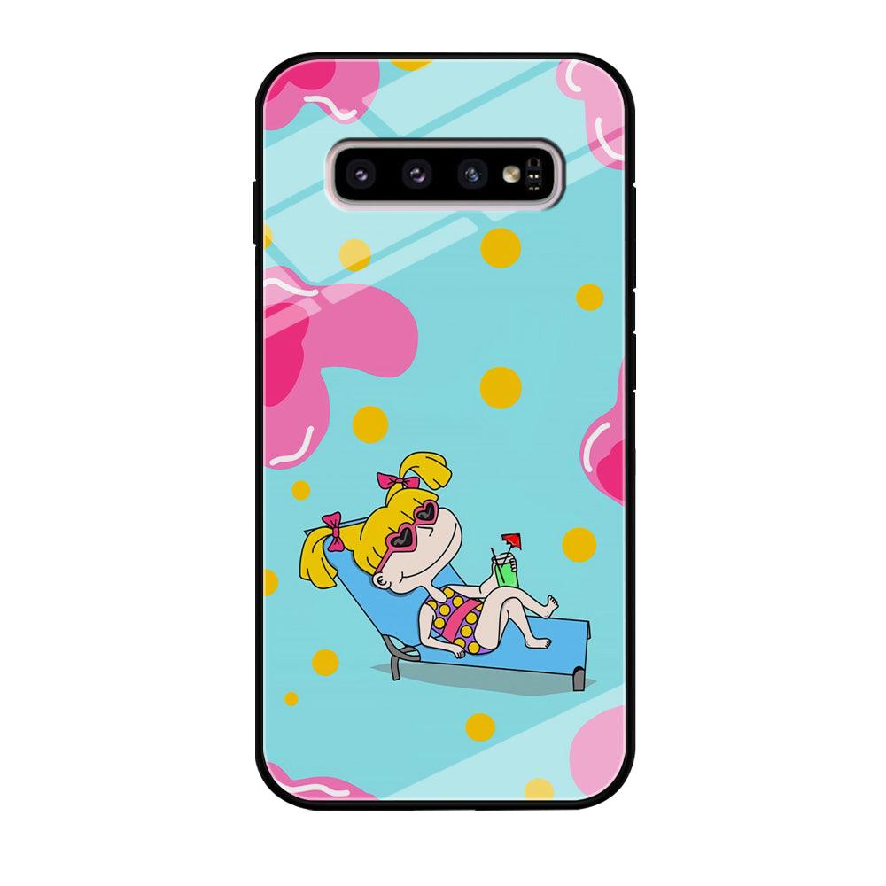 Rugrats Angelica Sunbathing Samsung Galaxy S10 Plus Case-Oxvistore