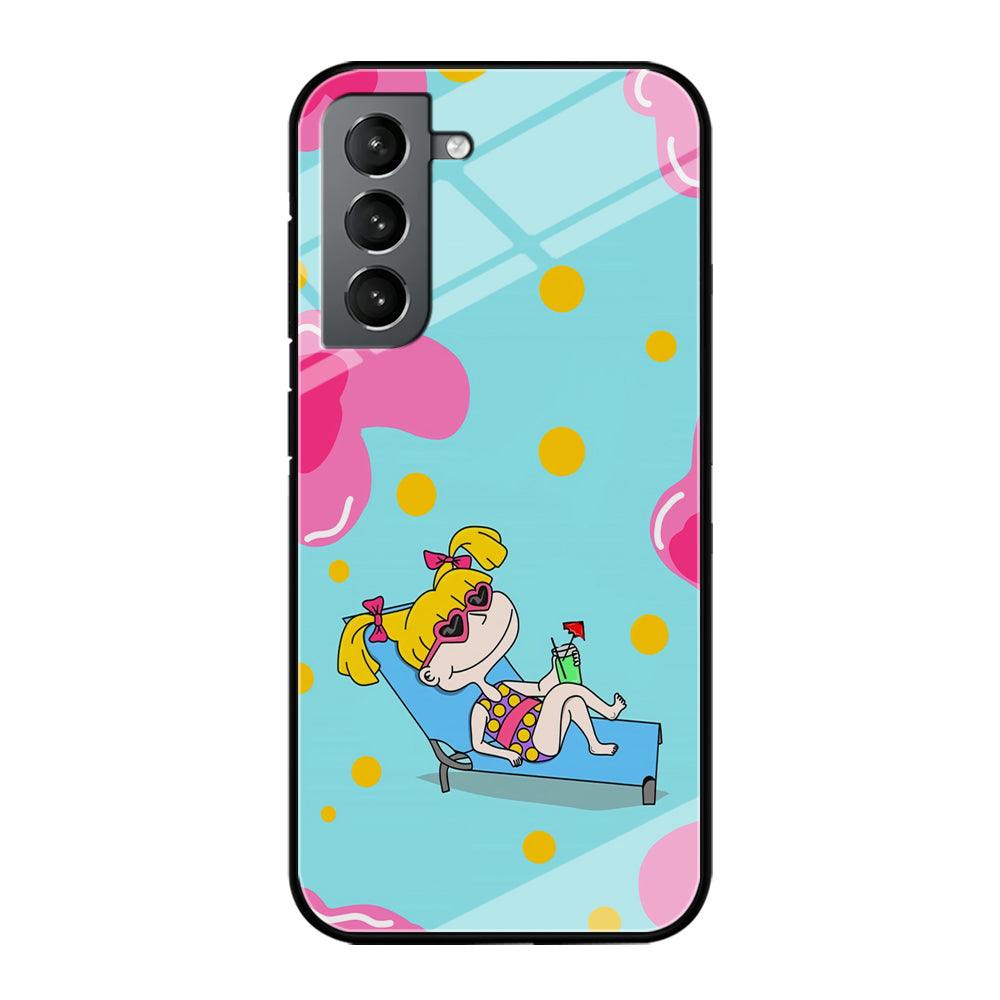 Rugrats Angelica Sunbathing Samsung Galaxy S21 Plus Case-Oxvistore