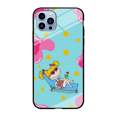 Rugrats Angelica Sunbathing iPhone 12 Pro Case-Oxvistore