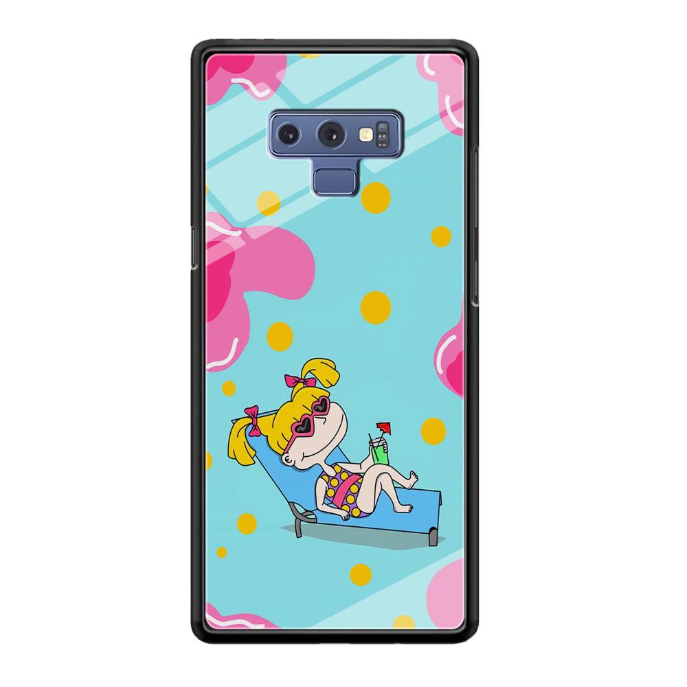 Rugrats Angelica Sunbathing Samsung Galaxy Note 9 Case-Oxvistore