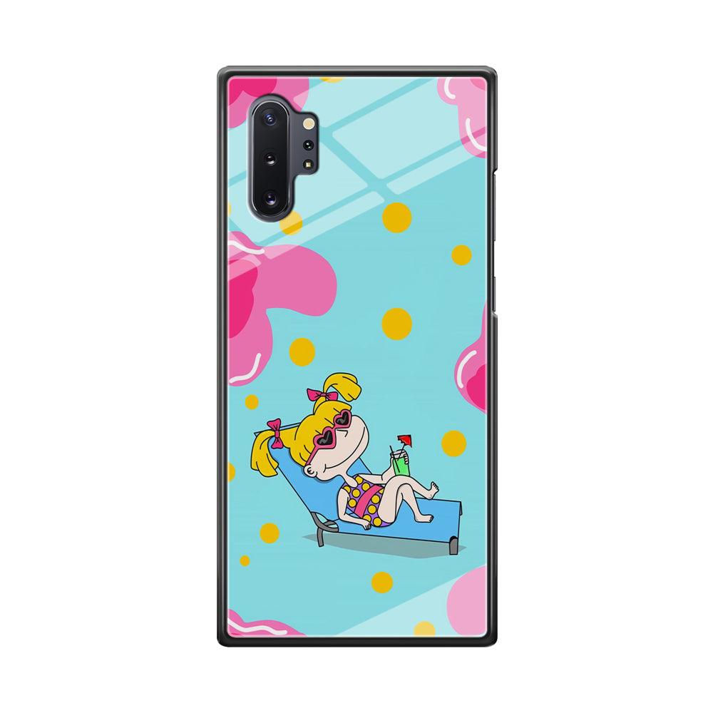 Rugrats Angelica Sunbathing Samsung Galaxy Note 10 Plus Case-Oxvistore