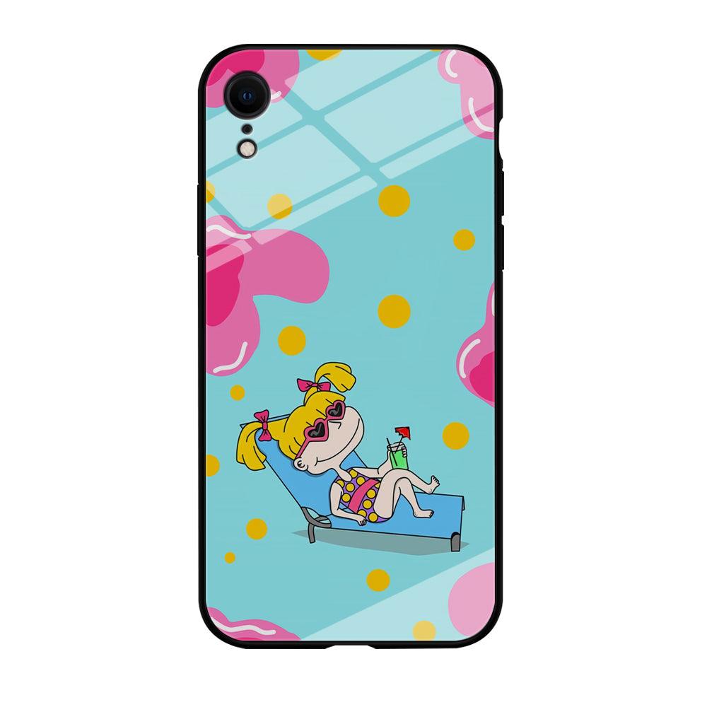 Rugrats Angelica Sunbathing iPhone XR Case-Oxvistore