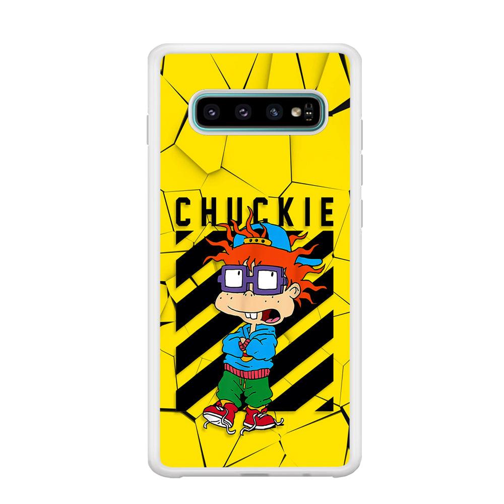 Rugrats Chuckie and His Style Samsung Galaxy S10 Plus Case-Oxvistore