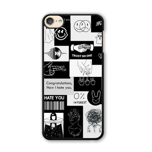 Rules of Friendship iPod Touch 6 Case-Plastic White (2D Case)-Oxvistore