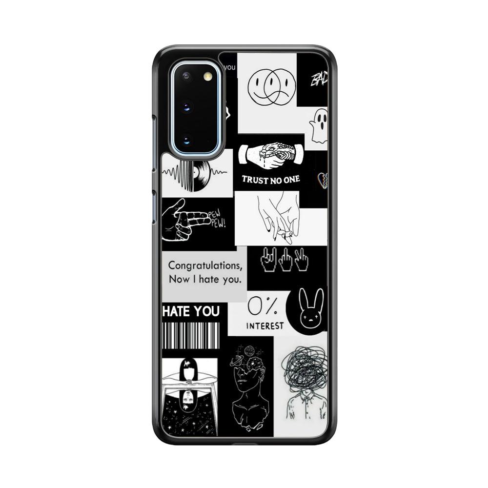 Rules of Friendship Samsung Galaxy S20 Case-Rubber White (2D Case)-Oxvistore