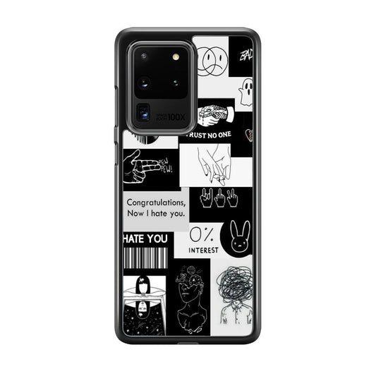 Rules of Friendship Samsung Galaxy S20 Ultra Case-Rubber White (2D Case)-Oxvistore