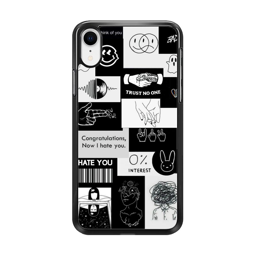 Rules of Friendship iPhone XR Case-Rubber Black (2D Case)-Oxvistore