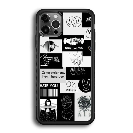 Rules of Friendship iPhone 12 Pro Case-Rubber White (2D Case)-Oxvistore