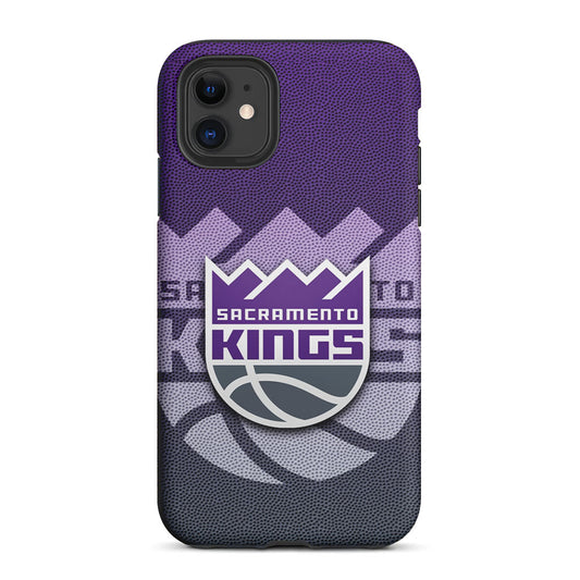 Sacramento Kings Pattern 2 in 1 Tough Phone Case