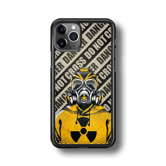 Safety from Dangerous Thing iPhone 11 Pro Case-Rubber White (2D Case)-Oxvistore