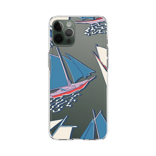 Sailing in the Ocean Clear Soft Case