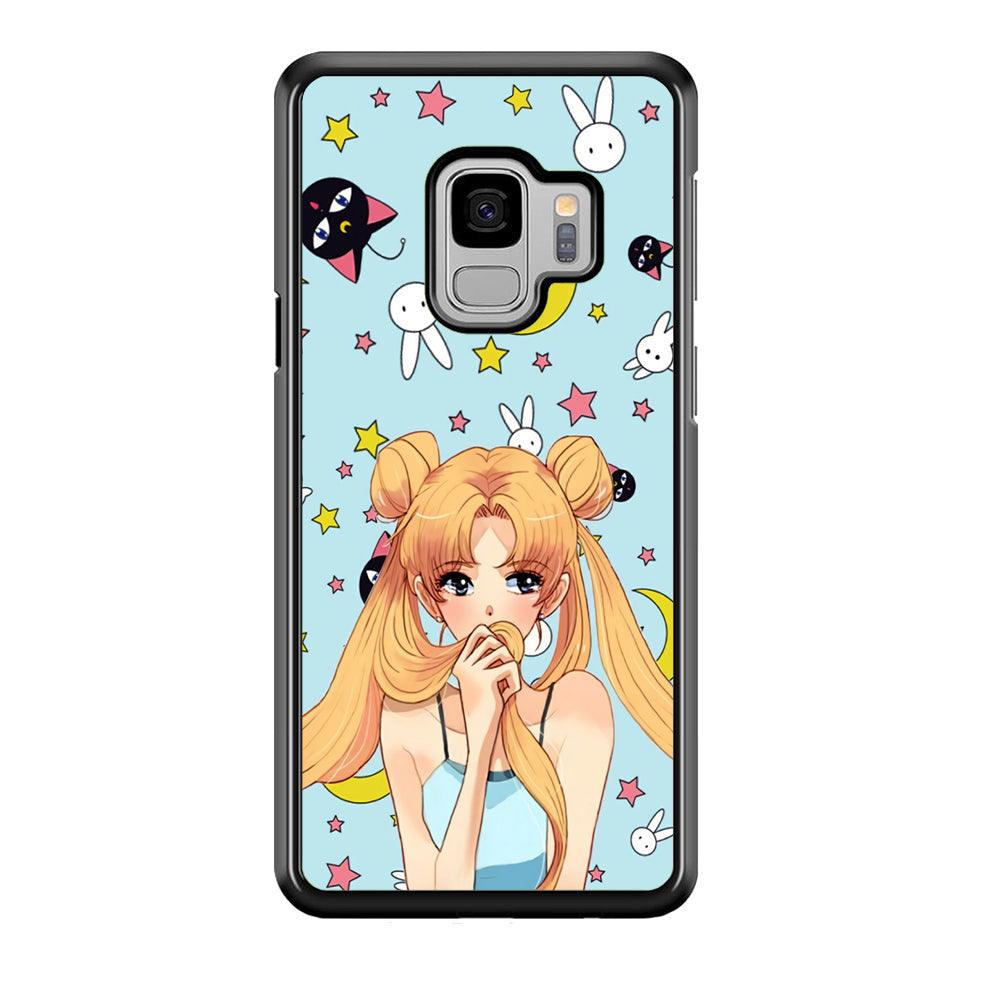 Sailor Moon Day to Relax Samsung Galaxy S9 Case-Oxvistore