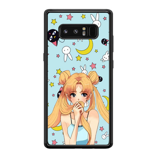 Sailor Moon Day to Relax Samsung Galaxy Note 8 Case-Oxvistore