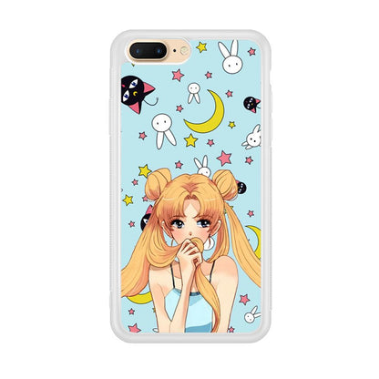 Sailor Moon Day to Relax iPhone 8 Plus Case-Oxvistore