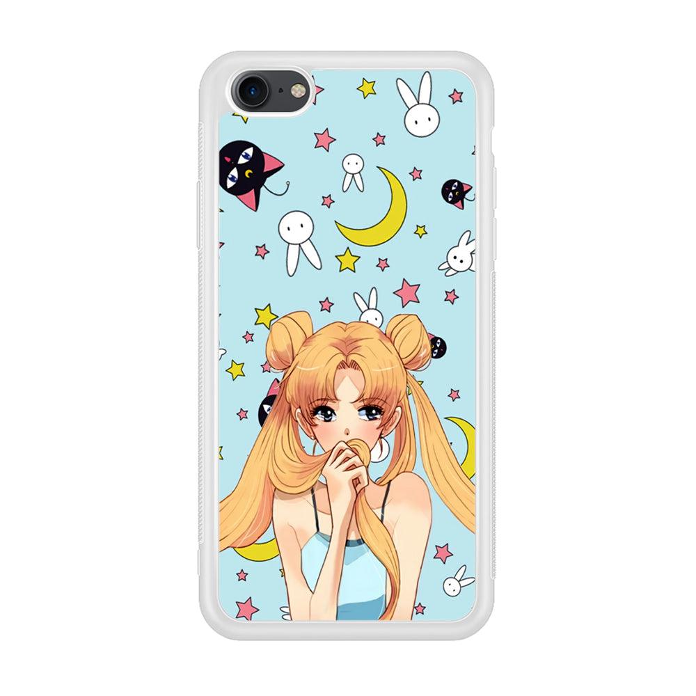 Sailor Moon Day to Relax iPhone 8 Case-Oxvistore