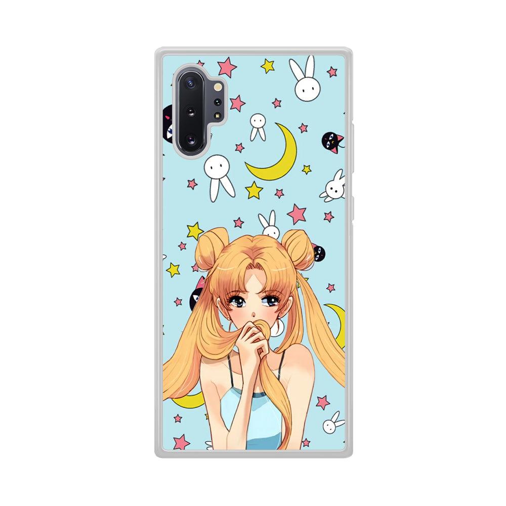 Sailor Moon Day to Relax Samsung Galaxy Note 10 Plus Case-Oxvistore