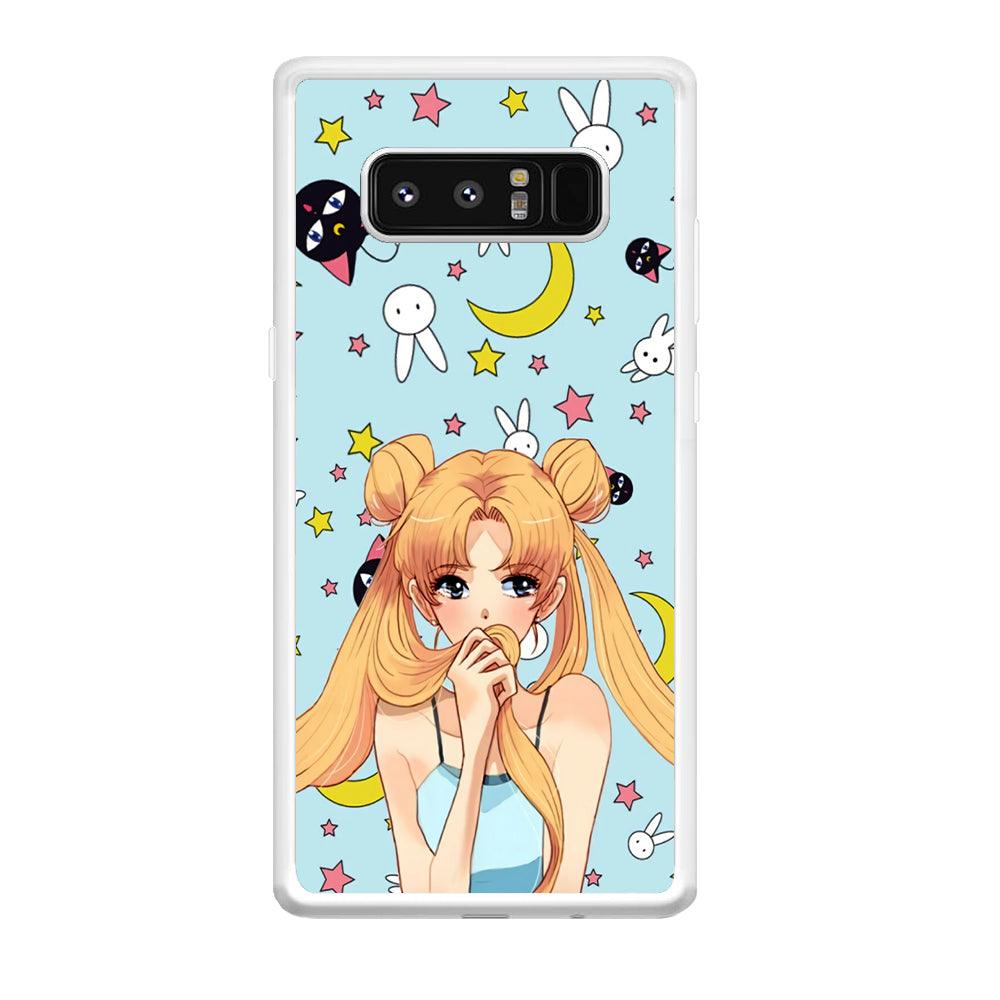 Sailor Moon Day to Relax Samsung Galaxy Note 8 Case-Oxvistore