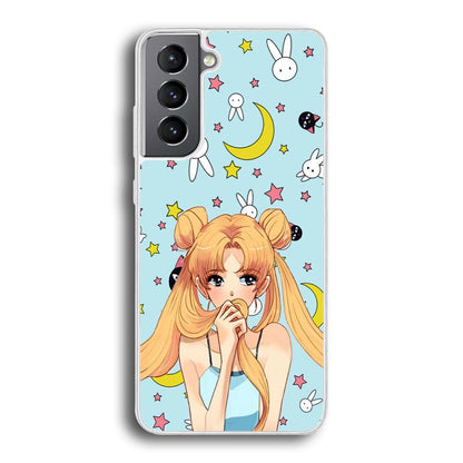 Sailor Moon Day to Relax Samsung Galaxy S21 Case-Oxvistore