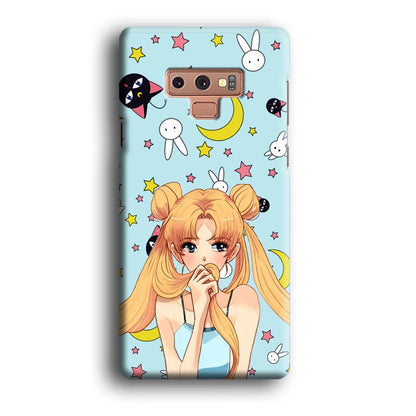 Sailor Moon Day to Relax Samsung Galaxy Note 9 Case-Oxvistore