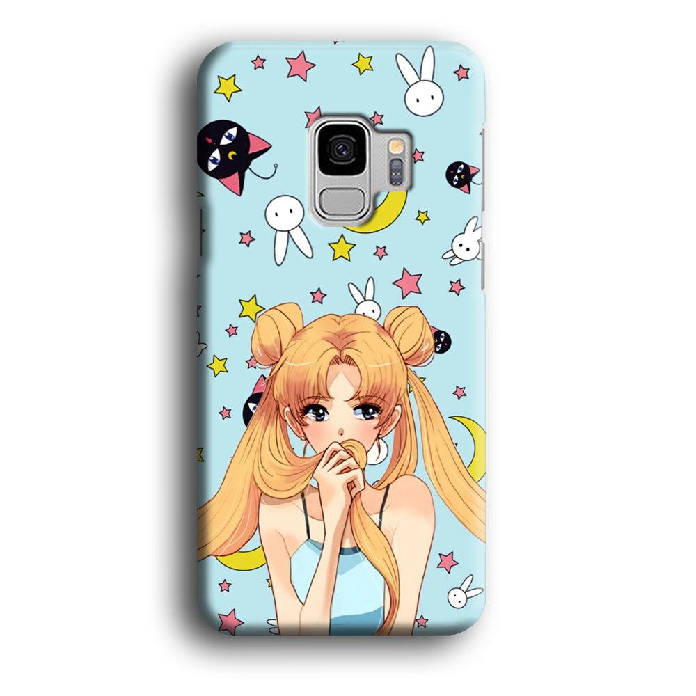 Sailor Moon Day to Relax Samsung Galaxy S9 Case-Oxvistore