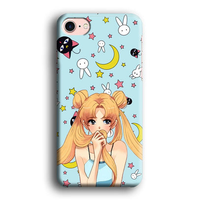 Sailor Moon Day to Relax iPhone 8 Case-Oxvistore