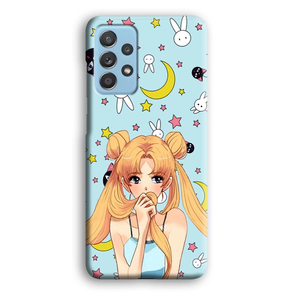 Sailor Moon Day to Relax Samsung Galaxy A52 Case-Oxvistore