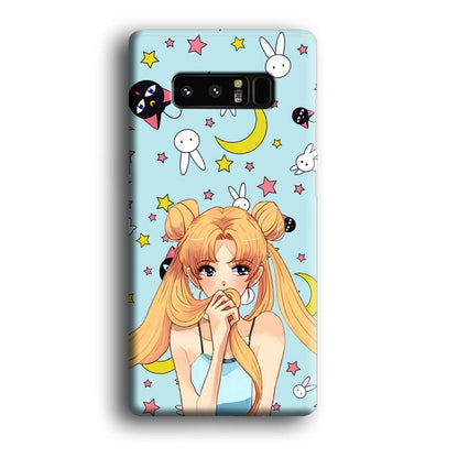 Sailor Moon Day to Relax Samsung Galaxy Note 8 Case-Oxvistore