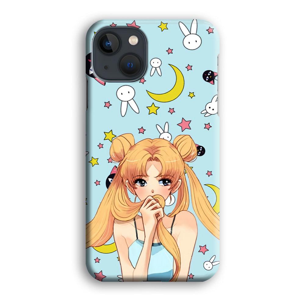 Sailor Moon Day to Relax iPhone 15 Plus Case-Oxvistore