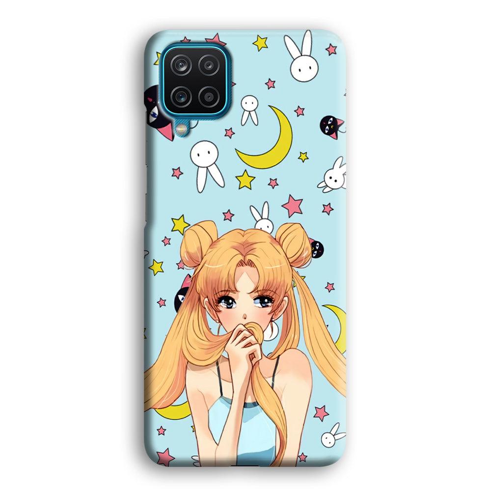 Sailor Moon Day to Relax Samsung Galaxy A12 Case-Oxvistore