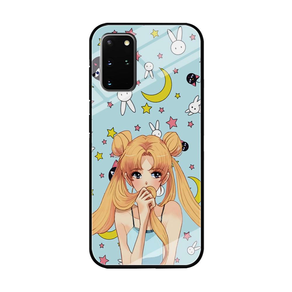 Sailor Moon Day to Relax Samsung Galaxy S20 Plus Case-Oxvistore