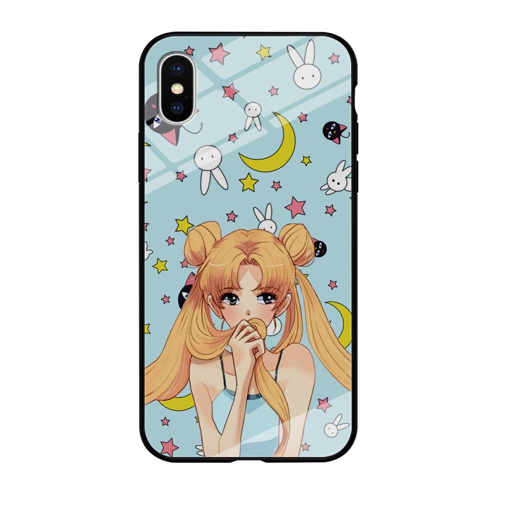 Sailor Moon Day to Relax iPhone XS Case-Oxvistore