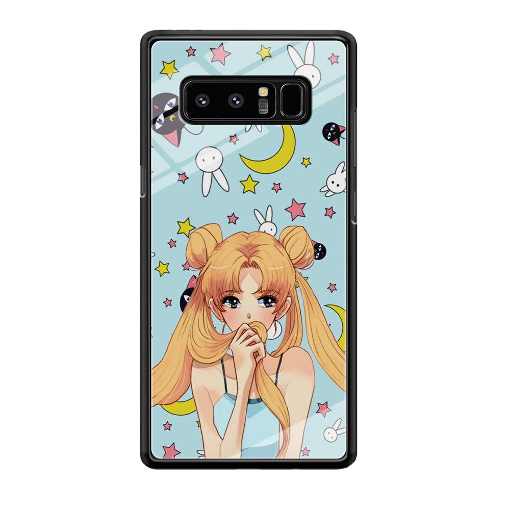 Sailor Moon Day to Relax Samsung Galaxy Note 8 Case-Oxvistore