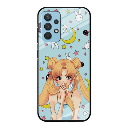 Sailor Moon Day to Relax Samsung Galaxy A32 Case-Oxvistore