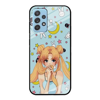 Sailor Moon Day to Relax Samsung Galaxy A52 Case-Oxvistore