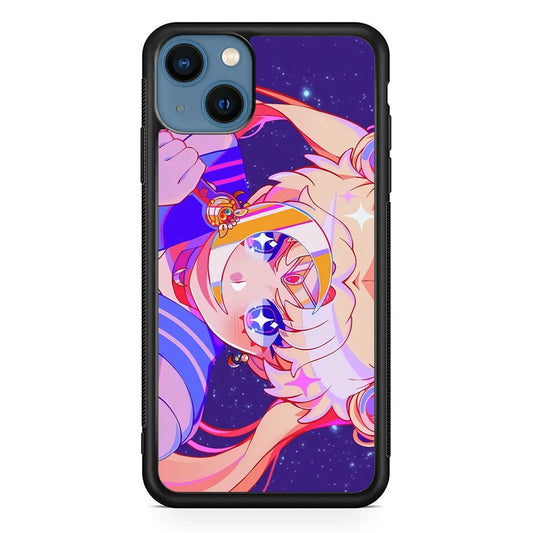 Sailor Moon a Confidence for Action iPhone 15 Case-Rubber Black (2D Case)-Oxvistore