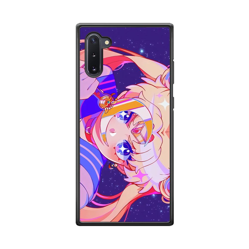 Sailor Moon a Confidence for Action Samsung Galaxy Note 10 Case-Rubber Black (2D Case)-Oxvistore