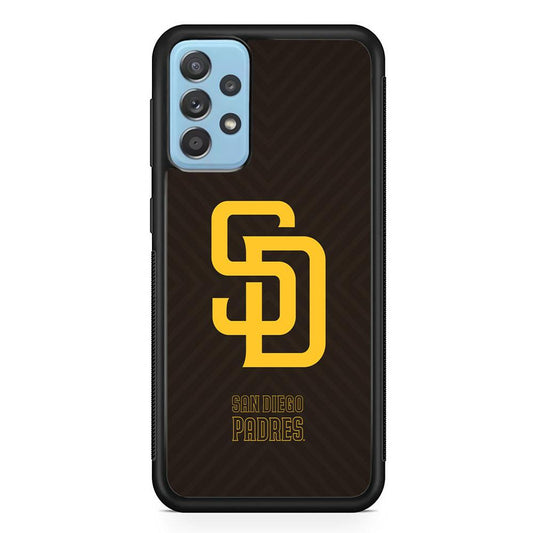 San Diego Padres Shape and Emblem Samsung Galaxy A52 Case-Oxvistore