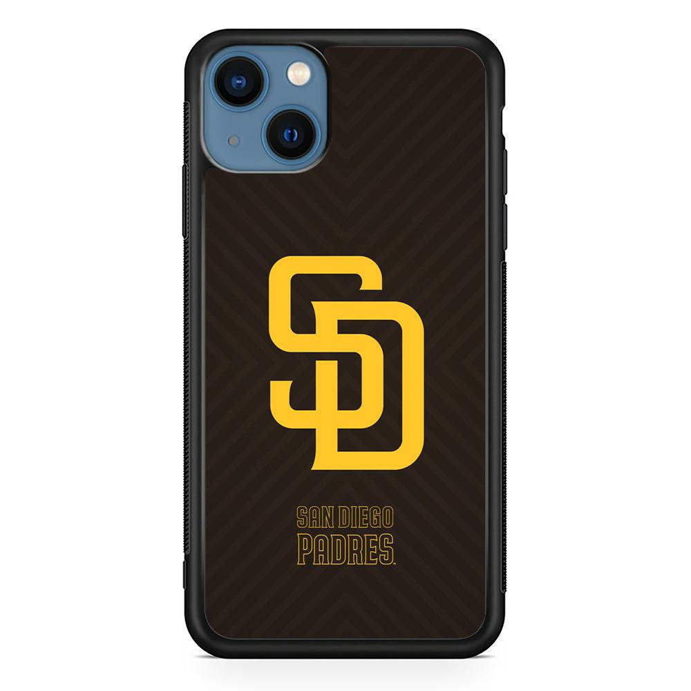 San Diego Padres Shape and Emblem iPhone 15 Plus Case-Oxvistore